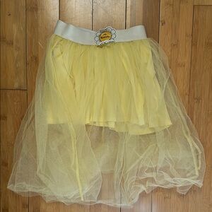 Yellow Tulle Skirt mini rodini 7